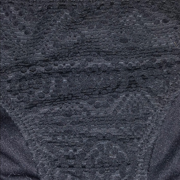 Black crochet tie bikini - Picture 3 of 4